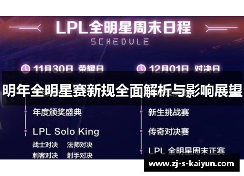 明年全明星赛新规全面解析与影响展望