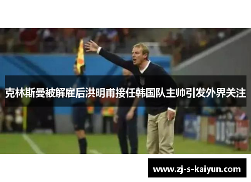 克林斯曼被解雇后洪明甫接任韩国队主帅引发外界关注 克林斯曼被解雇后洪明甫接任韩国队主帅引发外界关注